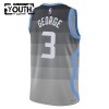 Canotte Bambino Utah Jazz Keyonte George Nike 2025-26 City Edition Grigio Swingman